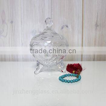 Hand Press pineapple glass jar