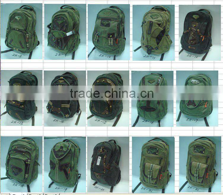 canvas stocklot knapsack