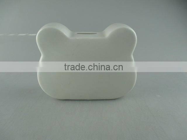 Cute shape ceramic money pot/piggy bank in stock