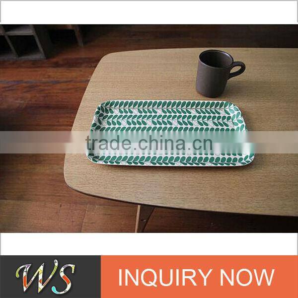 Eco-friendly Bamboo Fiber Printing Lunch Tray