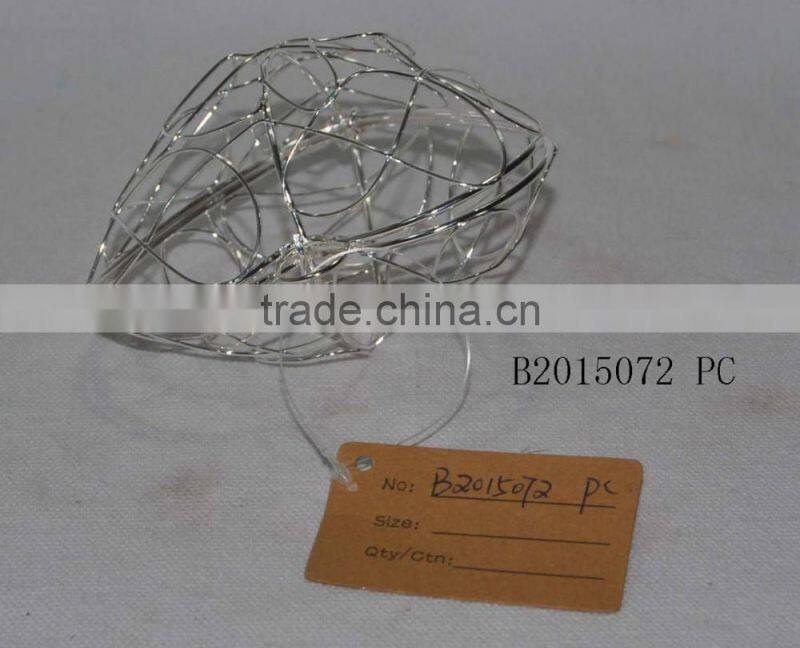 gold ,silver or paint dark iron decorative jumping balls