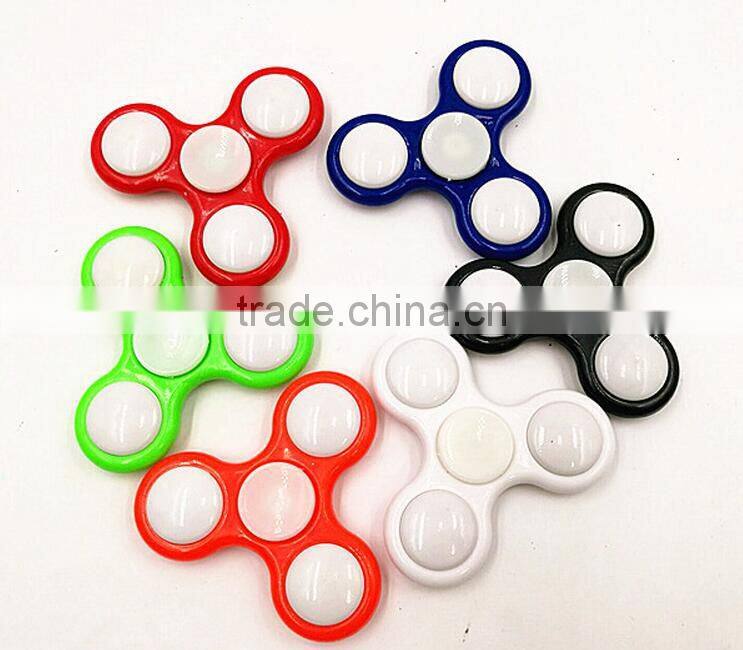 high quality LED Colorful Lighting Hand Spinner Fidget Finger Fingertip Gyro