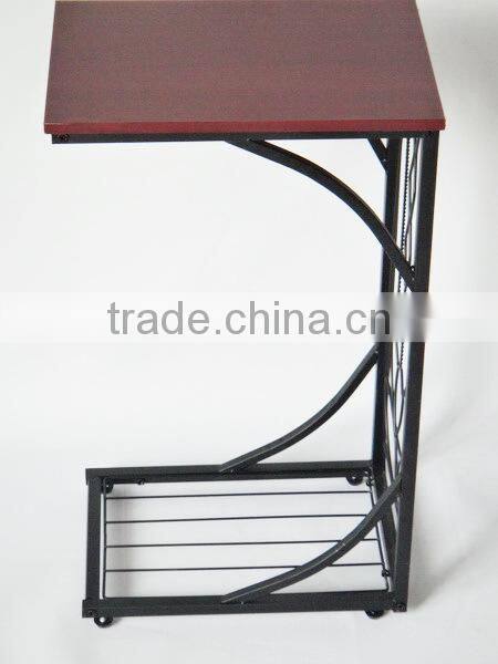 RH-4624 Metal frame Gramercy accent end table Sofa Side Table