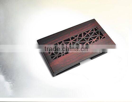 Hollow wood business card case, notes boxes