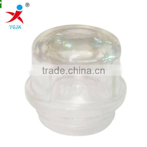 Fine organic transparent glass lampshade/machine pressure led explosion-proof glass lamp shade/oval glass lamp shade