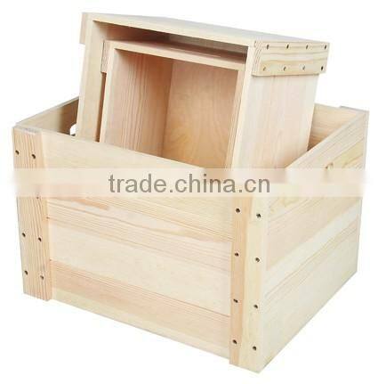 Manufacture natural wood box for storage for ZL-001