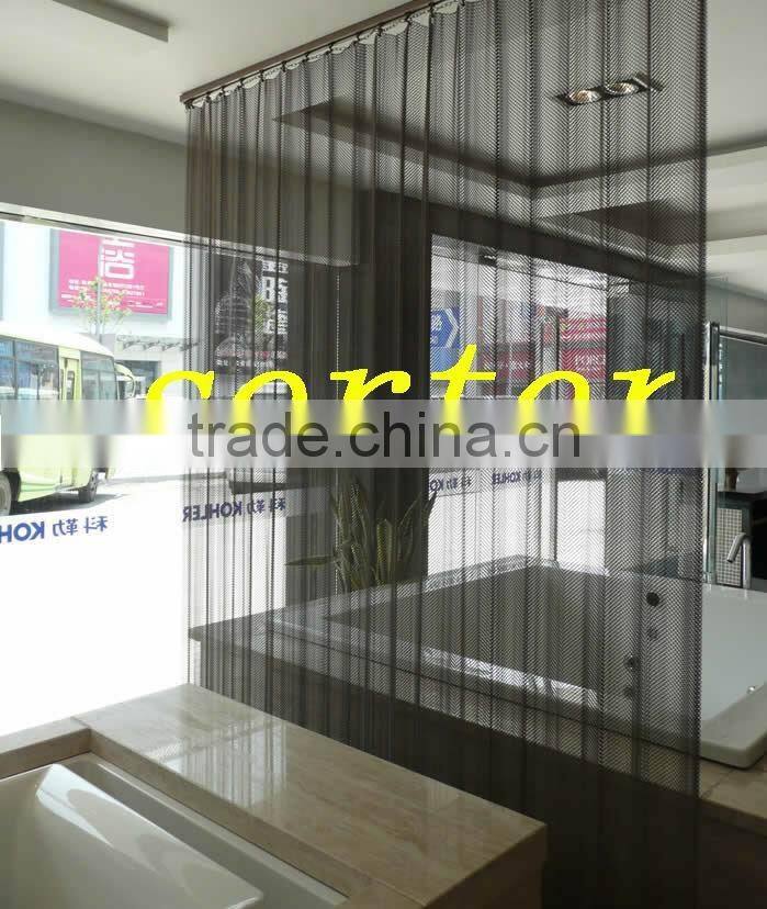 2016 Customized Modern Metal Wire Mesh Salon Room Dividers
