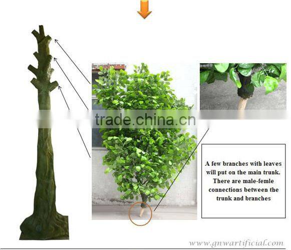 GNW BTR047 big tall artificial banyan tree plant made in china for whole sale