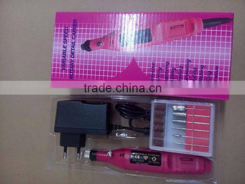 nail shaper electric manicure set, electrical manicure pedicure sets, professional nail file