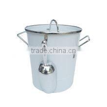 Wholesale Metal Ice Bucket with Lid and Scoop