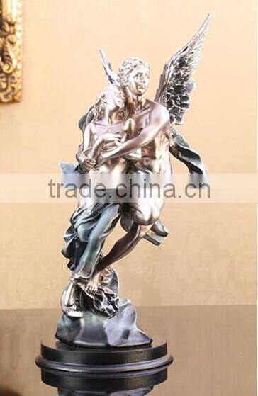 Couples dolphins for home resin decoration