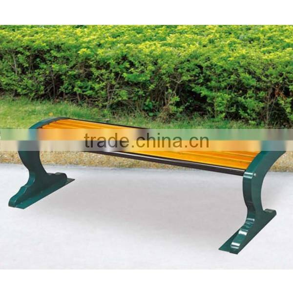 High Quality cheap park wooden antique vintage rustic wooden long bench HY-11