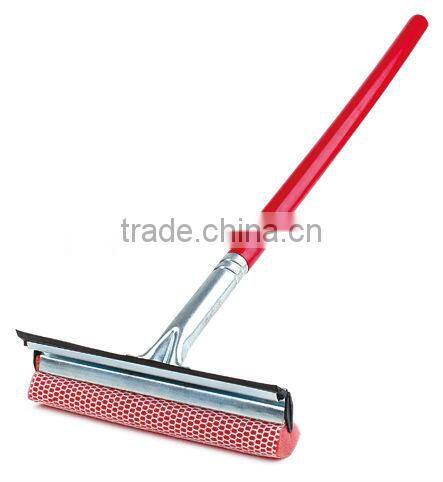 Lengthened Window Squeegee Cleaner Brush,Shower Car Wiper Sponge,Car window squeegee with wooden handle (RSCW-59B)