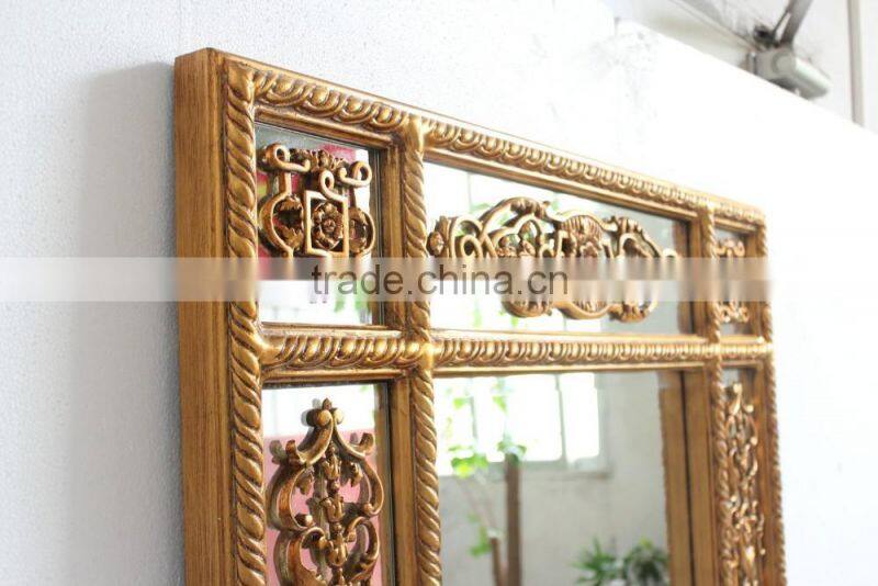 Baroque Mirror Frame Rectangular Bathroom Mirrors