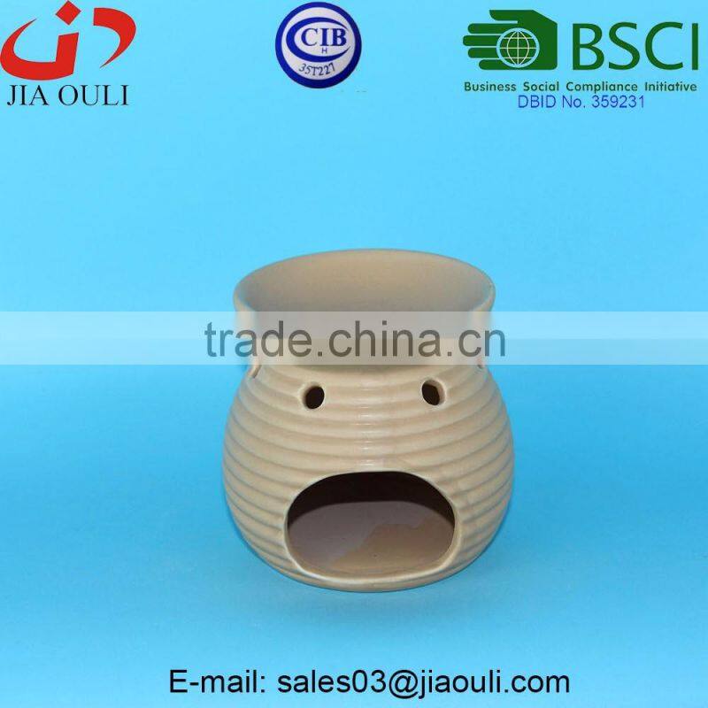 BSCI Audit factory Brown and terracotta ceramic aroma diffuser, essential oil diffuser