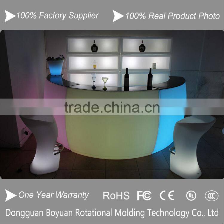 2016 Newest led furniture /led light bar table/tables for the wedding party