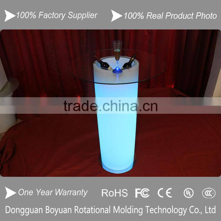 Best selling illuminated plastic bar waterproof led lighting ice cool bucket