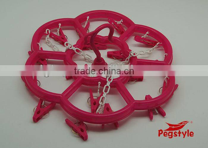 18peg large flower shaped clothes dryer