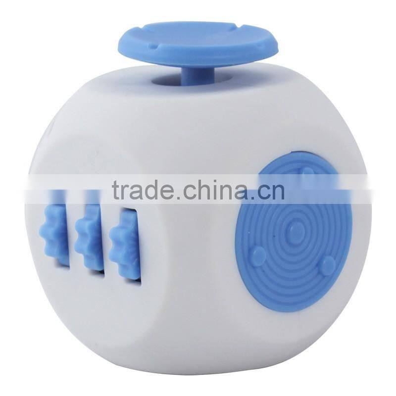 2017 newest design trending wholesale 3D magic full color Fidget Cube with high quality