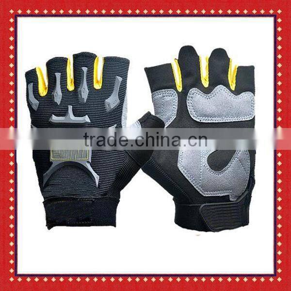 Men Cycling Fingerless Gloves