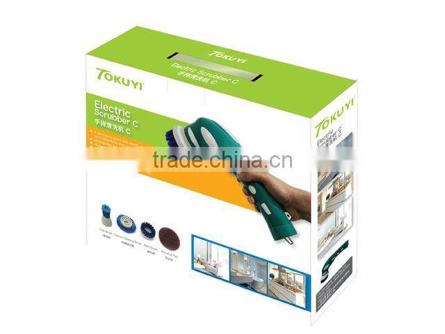 Cordless bathroom cleaner, electric kitchen scrubber, window and glass cleaning brush