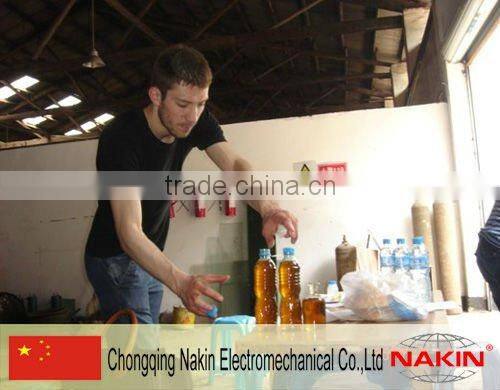 Black Engine/ Motor Oil Recycling Machine Refine Used Oil To Diesel Oil