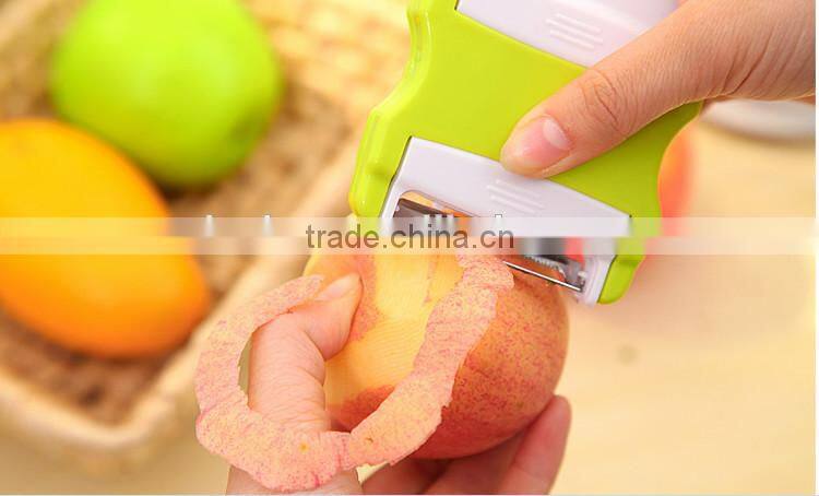 Clean and Safe Multifunction Fruit / Vegetable Peeler and Shredder