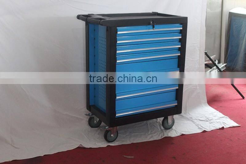 tool trolly with different size drawers