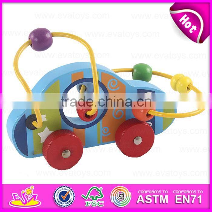 2016 brand new wooden beads toy, educational wooden beads toy, preschool wooden beads toy W11B085