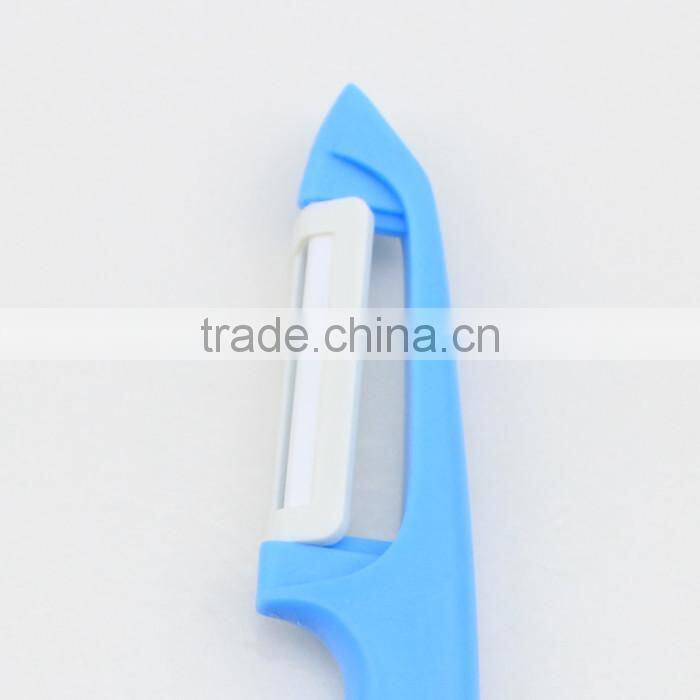 Plastic Handle Ceramic Blade Vegetable And Fruit Peeler