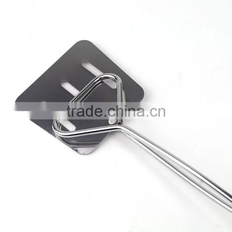 2 in 1 metal barbecue spatula tongs