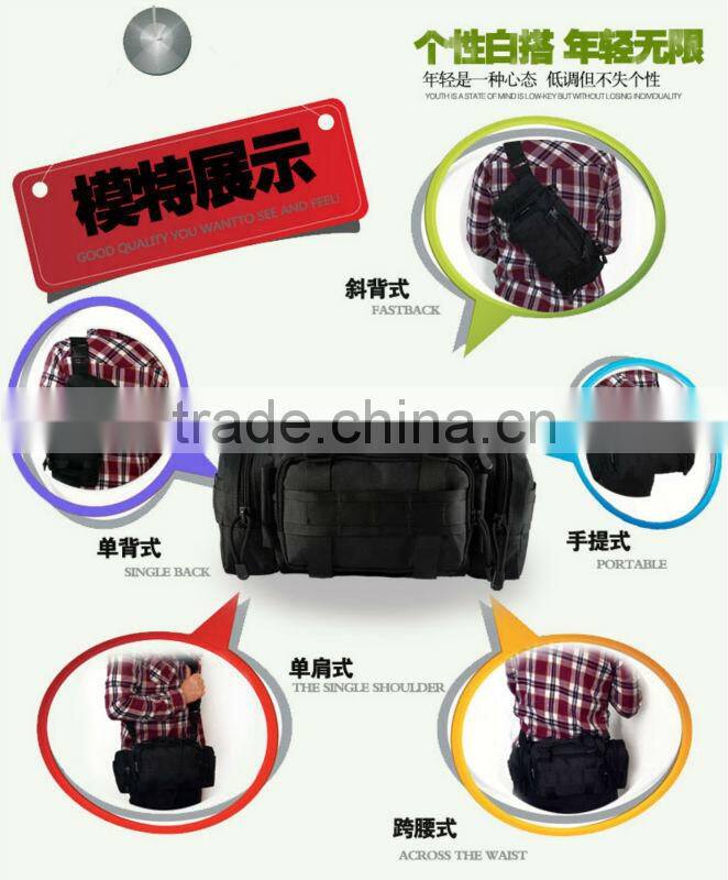 New 2013 outdoor magic black 3P men messenger bag military attack tactics cycling mountaineering sport fans bags