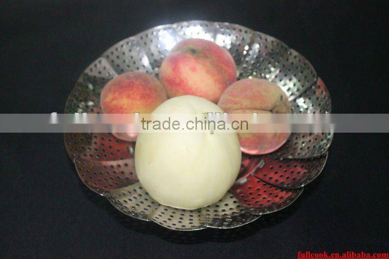 STAINLESS STEEL ADJUSTABLE STEAMER BASKET