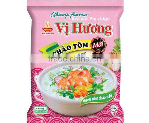 " VI HUONG" Instant Porridge 47g With Canxi Meaty Flavour - Thien Huong Food JSC