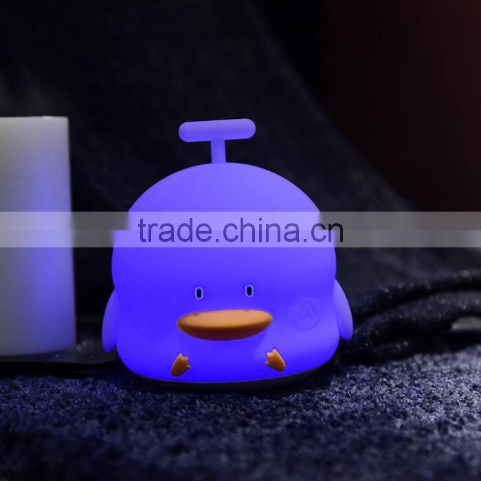 UCHOME Creative 7 Colors Change Silicone Cute Gift Night Light Kids LED Night Lamp Night Lights For Baby