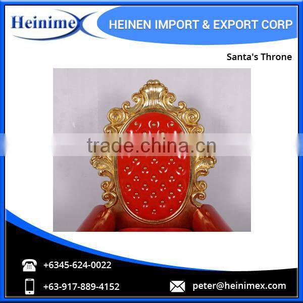 Fibreglass Decorative Santa's Throne Chair