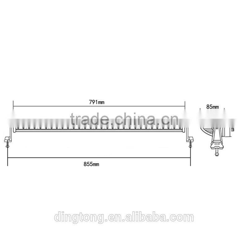 180 Watt led offroad light ip67 9-32v 31.5" led extra head lamp for suv off-road