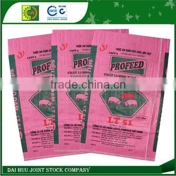 Animal feed Polypropylence woven packaging bag