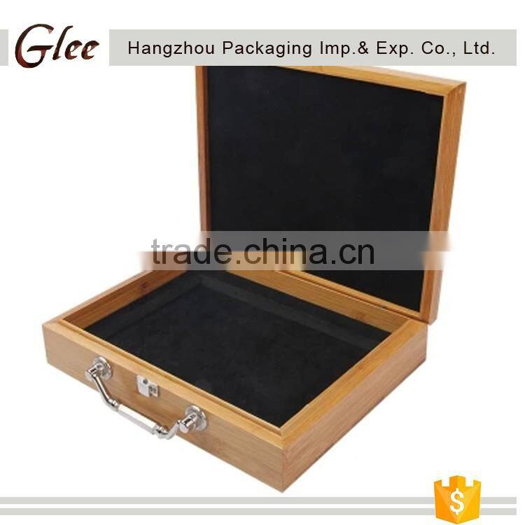 Custom high qualty nice-looking bamboo jewellery box