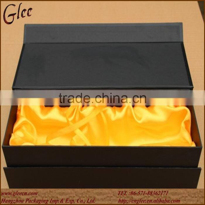 beautiful high quality single bottle paper box for wine