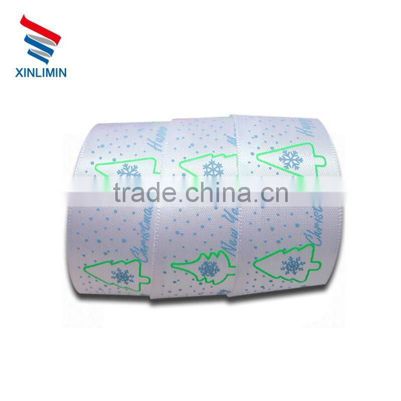 China Factory Custom Printed Wholesale Polyester Satin Ribbon