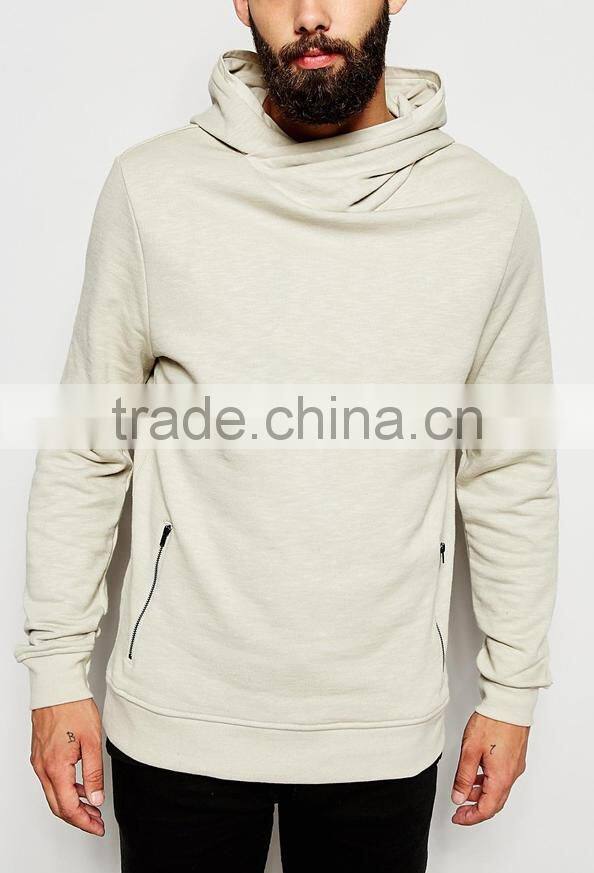 100% Cotton Cross Neck Hoodie