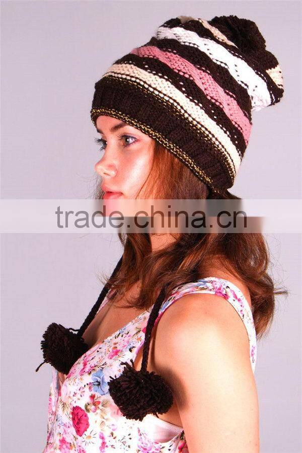 Contemporary unique lovely women knitted sombrero beach hat