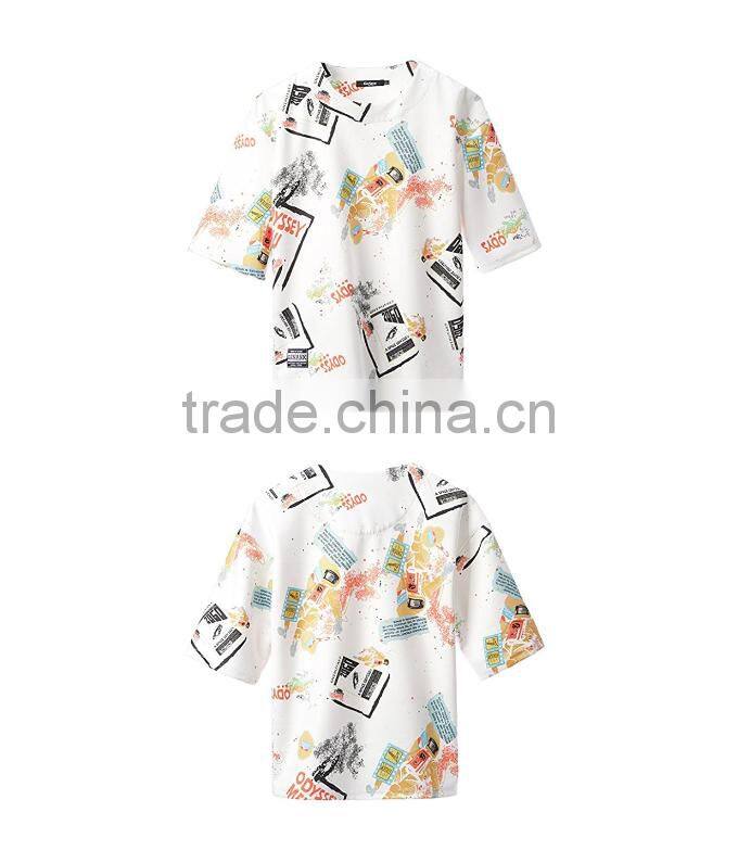 Hot Sell Promotional Printed T-shirt, 95 %cotton 5%spandex t shirt for men