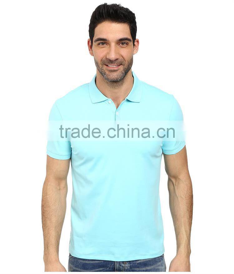2015 mens short sleeve bright colored polo shirts