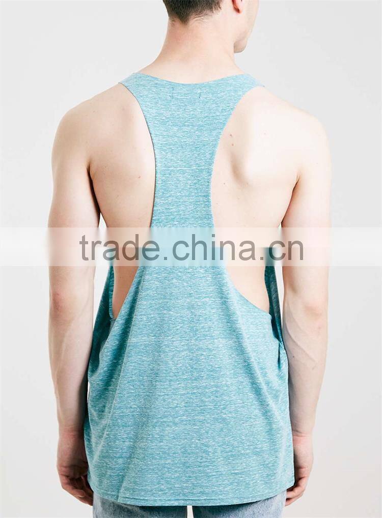 Stringer custom made plain 100% cotton wholesale bodybuilding stringer singlet in bulk