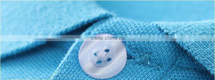 Men's T-shirt in the summer Comfortable pure color cotton short sleeve polo shirt