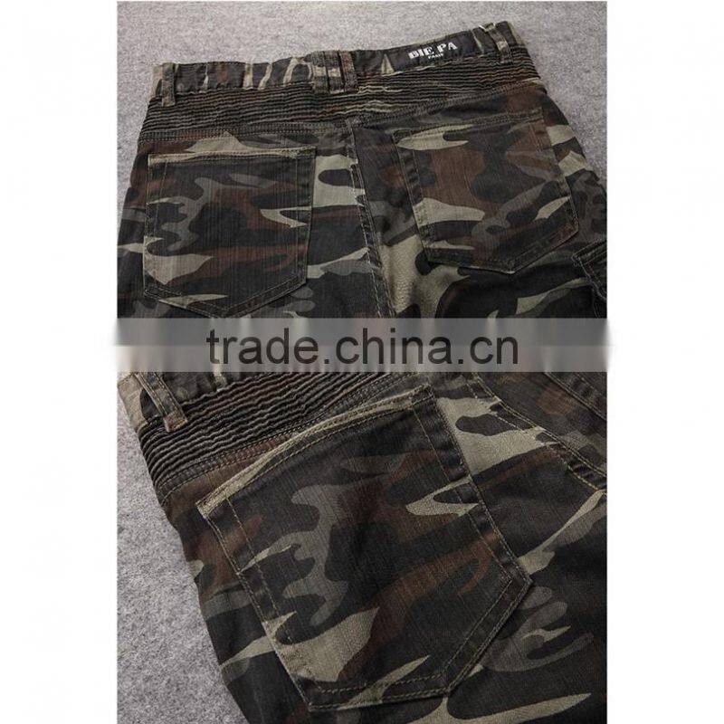 Army Style Casual Pants Plus Size Camouflage Pants Trousers