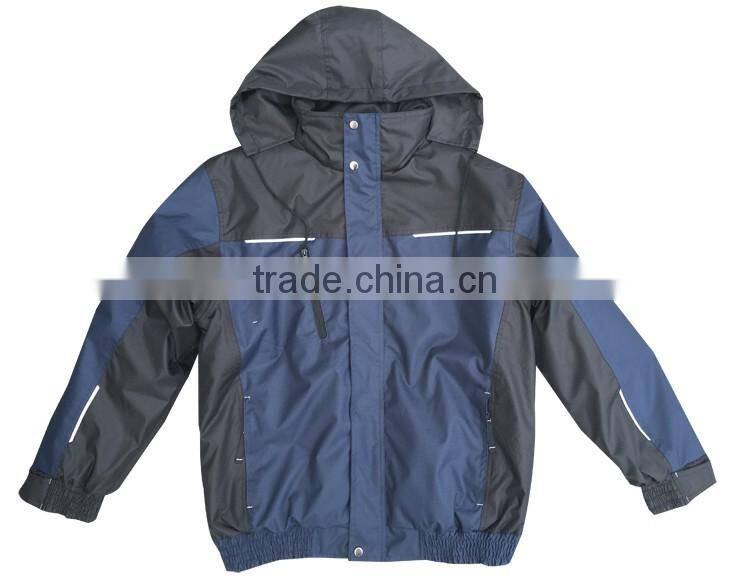 Winter cold padded coat clothes flight wear 100% waterproof bomber jacket