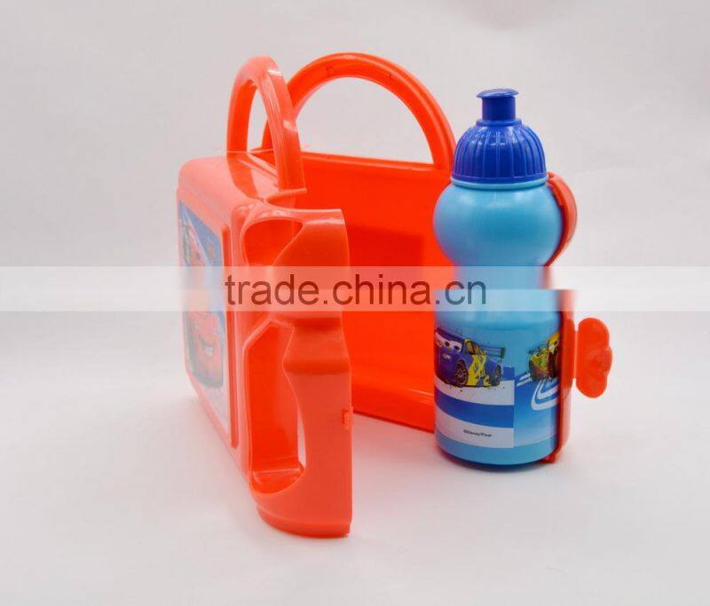Customized school portable lunch box & sports bottle kit